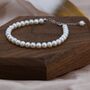 Sterling Silver Freshwater Baroque Pearl Bracelet, thumbnail 5 of 10