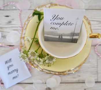 Will You Marry Me? Proposal Tea Gift Set, 6 of 6