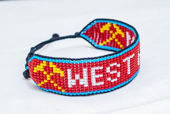West Ham United F.C Beaded Bracelet, 2 of 3