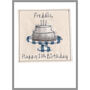 Personalised 13th Birthday Cake Card For Boy, thumbnail 6 of 8