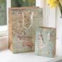Vintage Map Inspired Gift Bags, thumbnail 1 of 2