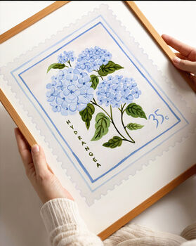 Hydrangea Art Print, 4 of 7