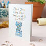 I Love You More Than Dresses With Pockets Card, thumbnail 2 of 2
