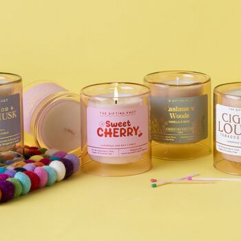 Sweet Cherry Blossom And Plum Luxury Soy Candle, 2 of 4