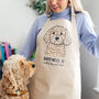 Personalised Happiness Is Your Dog And Food Apron, thumbnail 1 of 12