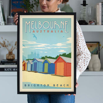 Melbourne Australia Travel Print, 4 of 8