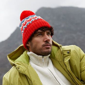 Personalised Retro Ski Hat For Winter, 2 of 7