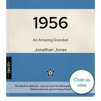 Personalised 70th Birthday Print 1956 Book Cover Gift, 5 of 12