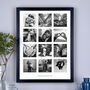 Personalised Twelve Photos Couples Print, thumbnail 3 of 8