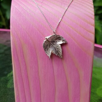 Small Hop Leaf Necklace, 8 of 12