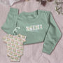 Personalised 'Mini' Appliqué Keepsake Sweatshirt, thumbnail 5 of 10