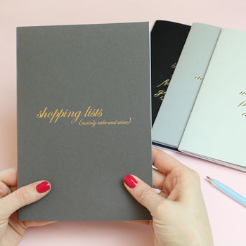Funny Gold Foil Notebooks, 3 of 10