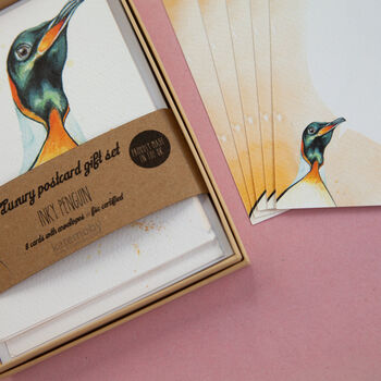 Inky Penguin Luxury Postcards, 7 of 12