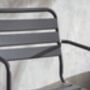 Pair Of Sage Green Garden Chairs, thumbnail 5 of 8