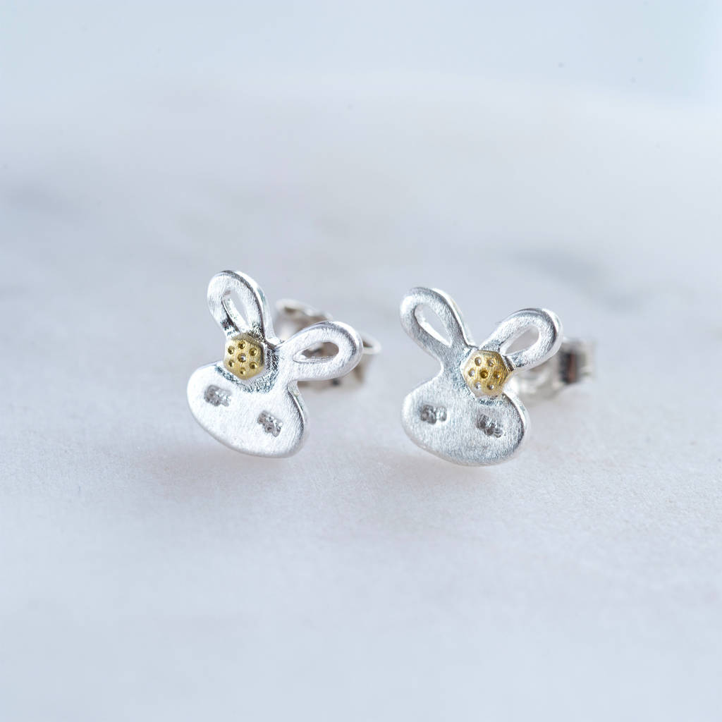 Cute Bunny Earrings By Oh So Cherished | notonthehighstreet.com