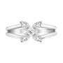 Lotus Flower Diamond Ring, thumbnail 2 of 3