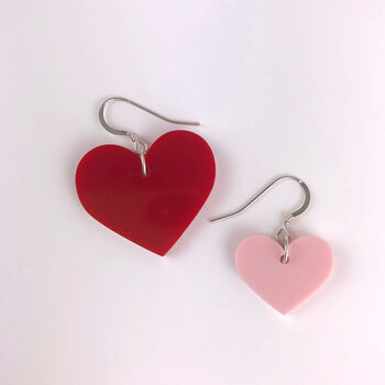 'Love Shout' Acrylic Heart Jewellery Set, 6 of 6