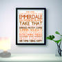 Personalised 'Favourite Things' Framed Print: Oranges, thumbnail 4 of 6