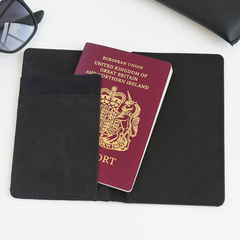 Tortoiseshell Personalised Passport Case, 2 of 3
