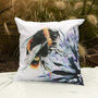 Inky Bumblebee Outdoor Cushion For Garden Furniture, thumbnail 5 of 9