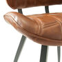Austin Tan Brown Set Of Two Dining Chairs, thumbnail 2 of 6