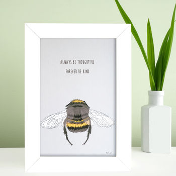 Bee Print 'Always Bee Thoughtful, Forever Bee Kind', 6 of 6