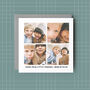 Personalised Photo Collage Any Occasion Card, thumbnail 1 of 4