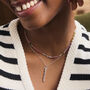 Solid Sterling Silver Personalised Name Pendant, thumbnail 1 of 5