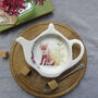 Red Fox Bone China Teabag Tidy, thumbnail 3 of 5