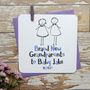 Personalised Brand New Grandparents Baby Card, thumbnail 1 of 2