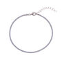 Fine Opal Tennis Bracelet In Sterling Silver, thumbnail 3 of 6