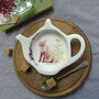 Red Fox Bone China Teabag Tidy, thumbnail 2 of 5