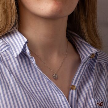 Sterling Silver Necklace With Anchor Charm, 8 of 12