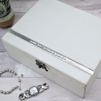 Personalised Large Wooden Jewellery Box, 7 of 10