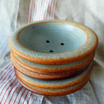 Muchelney Pottery Ceramic Soap Dish, 3 of 6