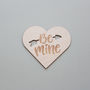 Wooden 'Be Mine' Valentine's Day Card, thumbnail 2 of 4