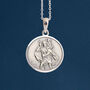 Personalised Sterling Silver St Christopher Necklace, thumbnail 2 of 10