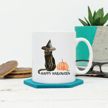 Cat Trick Or Treat Happy Halloween Mug, 2 of 3