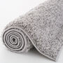 The Rugs Plain Grey Shaggy Rug, thumbnail 9 of 12