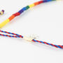 Just Like Us Woven Pride Necklace, thumbnail 3 of 11