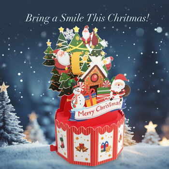 3D Pop Up Christmas Card Gift, 5 of 7
