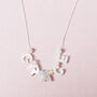 Personalised Mother Of Pearl Initial Necklace, thumbnail 2 of 8