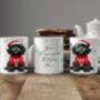 Personalised Black Cockapoo In Christmas Jumper Mug, thumbnail 2 of 2