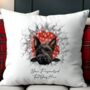 Personalised Christmas Scottish Terrier Break Through, thumbnail 5 of 10
