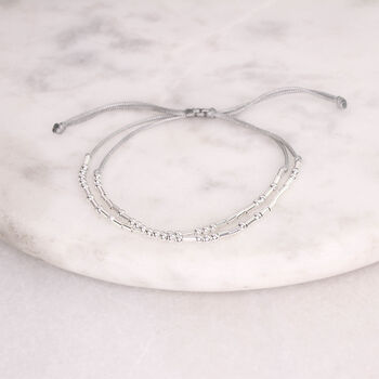 Sterling Silver 'I'd Help You Bury The Body' Morse Code Bracelet, 2 of 7