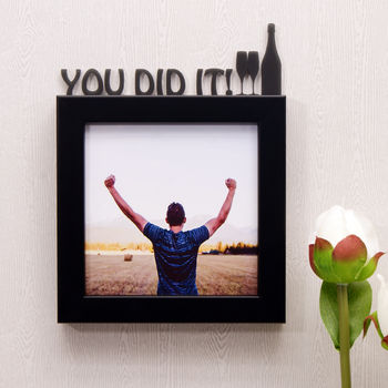 'You Did It!' Celebration Mini Photo Frame, 3 of 6