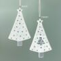 East Of India Porcelain Christmas Tree Home, thumbnail 3 of 3