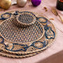 Usiacuri Blue Fish Placemats Set Of Four, thumbnail 3 of 5