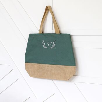 Personalised Canvas And Jute Shopper, 4 of 10