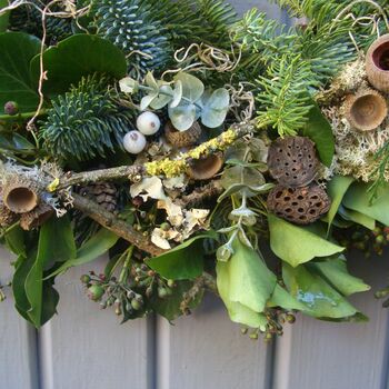 Fresh Winter Forest Christmas Door Wreath, 3 of 4